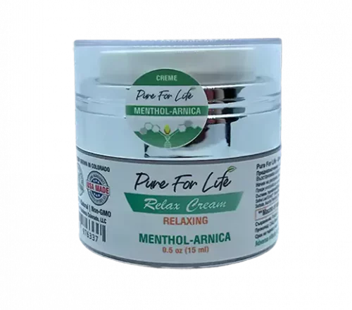 Pure For Life - Здравословен Коноп 7 relax cream menthol arnica