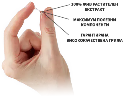 PURE FOR LIFE™ ИНТИМЕН ЛУБРИКАНТ С Коноп 1 hand with lube s b